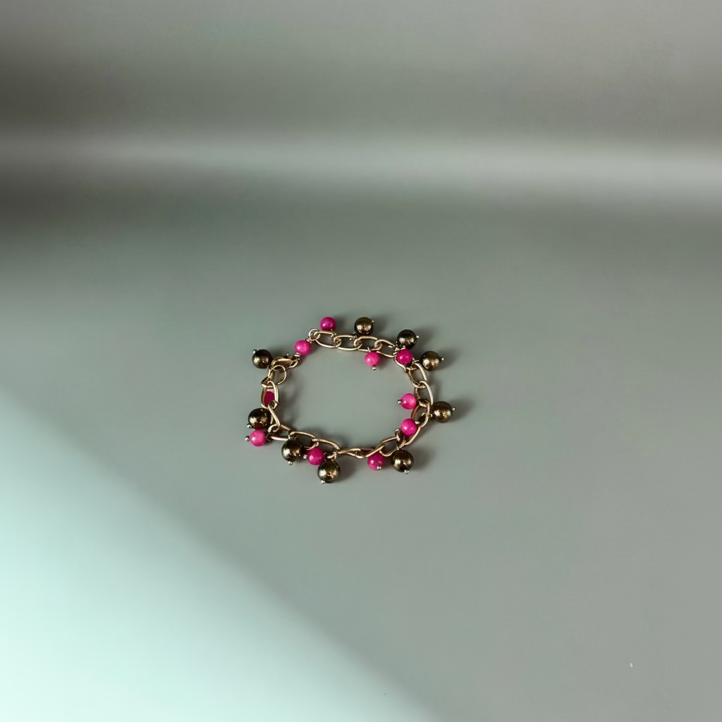 Brazalete de hematita y agata