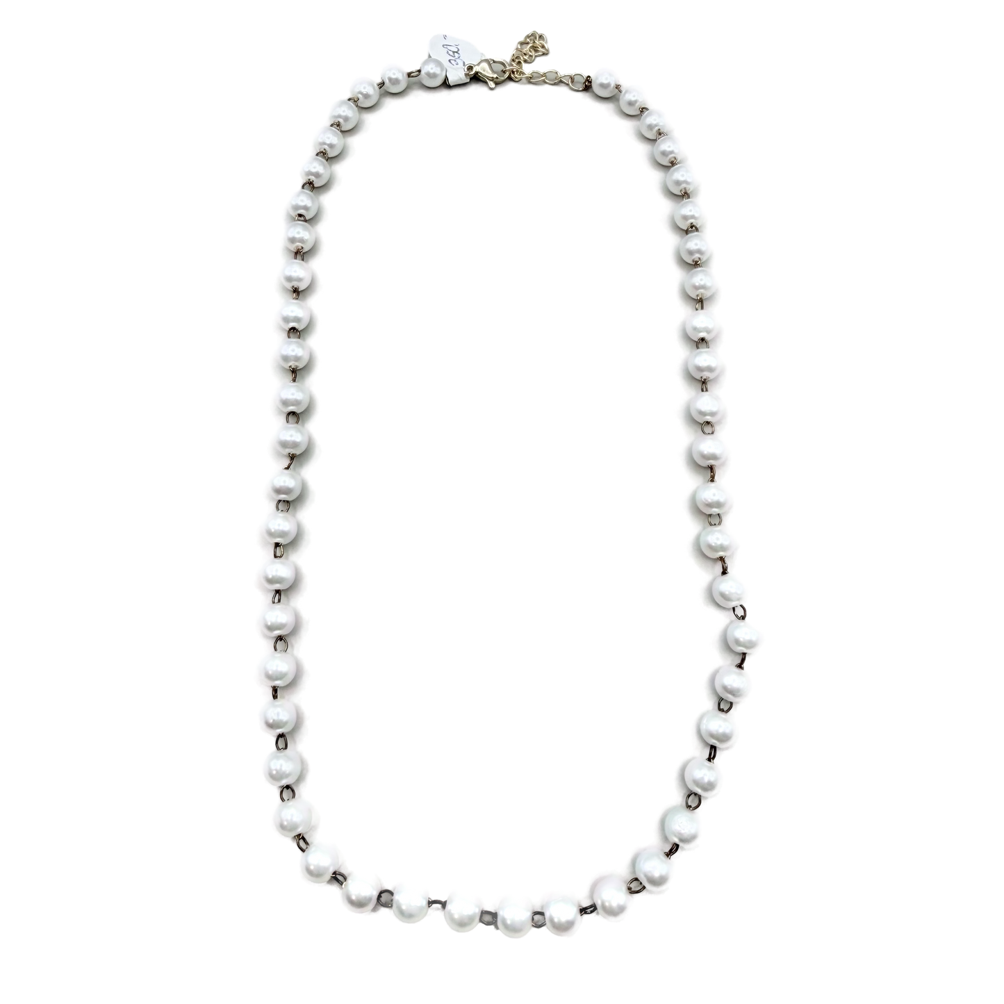 Collar Clásico de Perlas Blancas