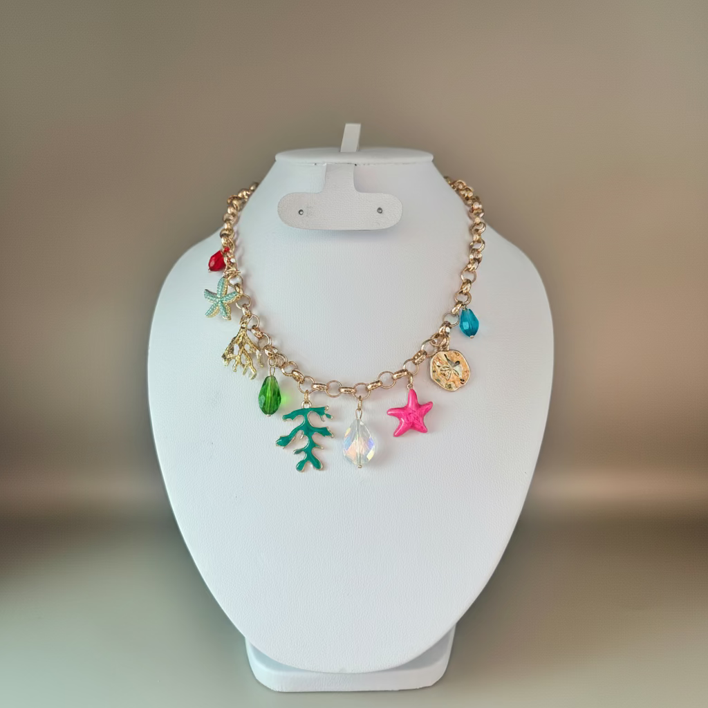 Collar dijes del mar