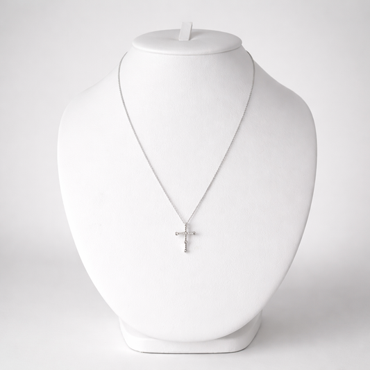 Collar de dije de cruz