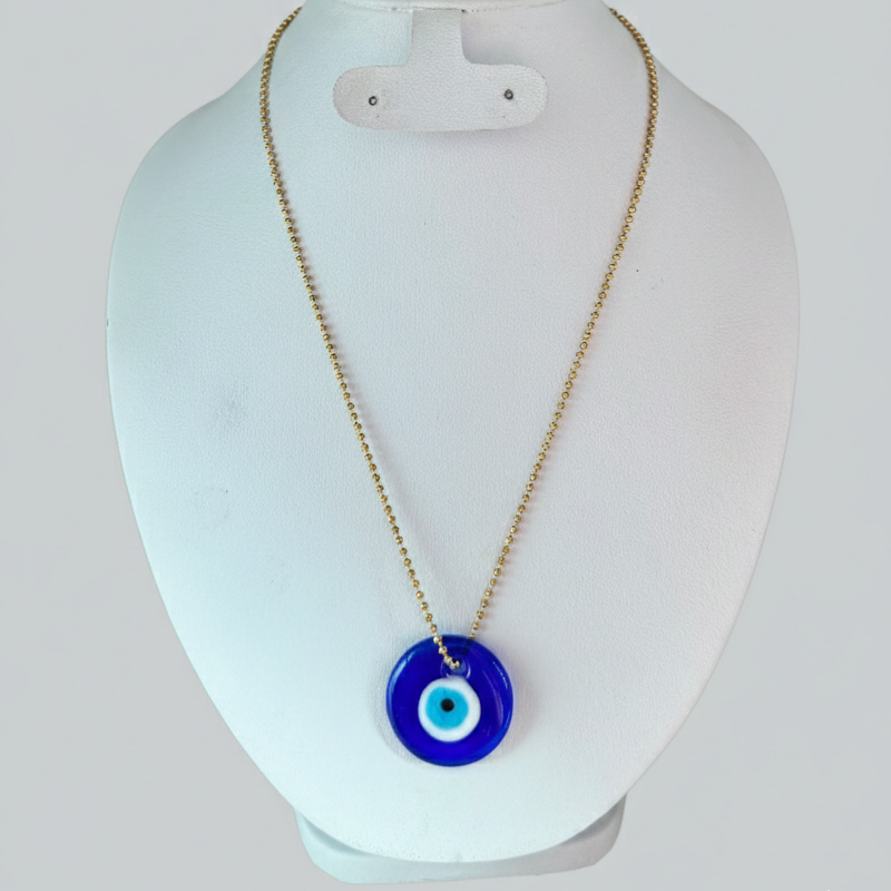 Collar de ojo azul