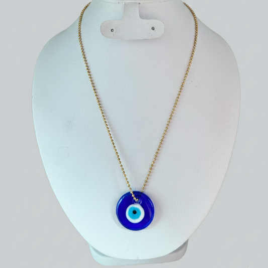 Collar de ojo azul