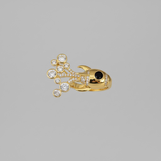Broche en forma de cohete