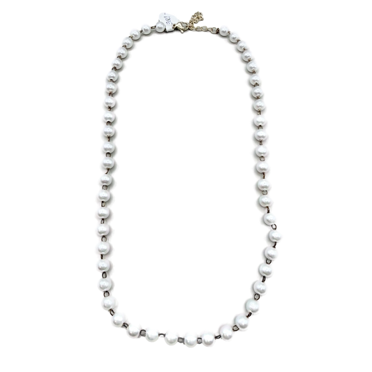 Collar Clásico de Perlas Blancas