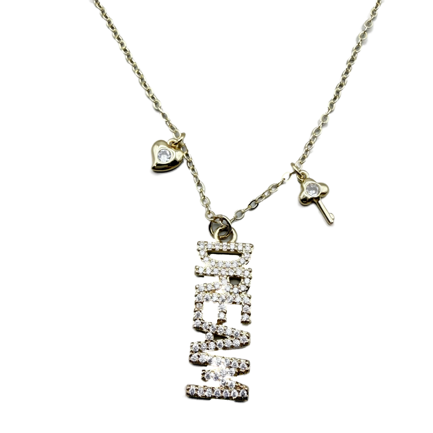 Collar Dije “DREAM” con Corazones