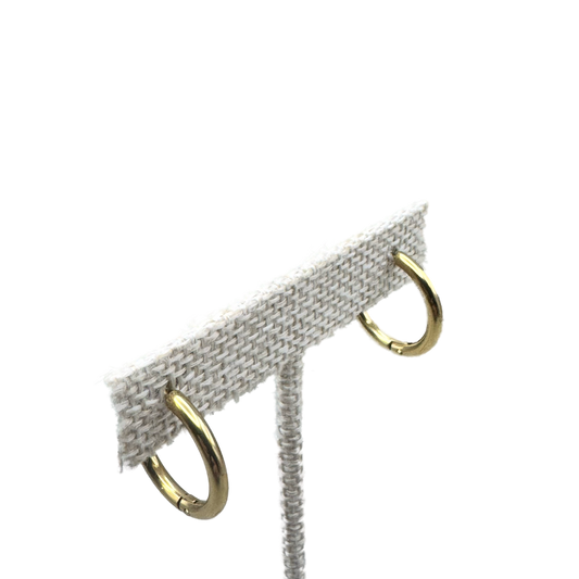 Aretes Aro Mediano Dorado