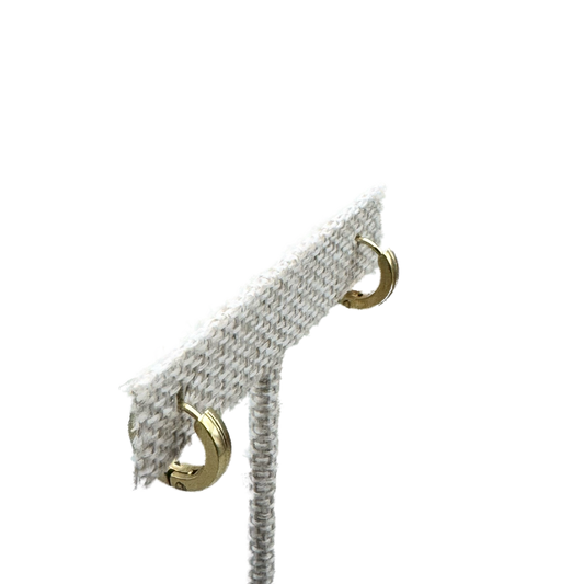 Aretes Huggie Dorado