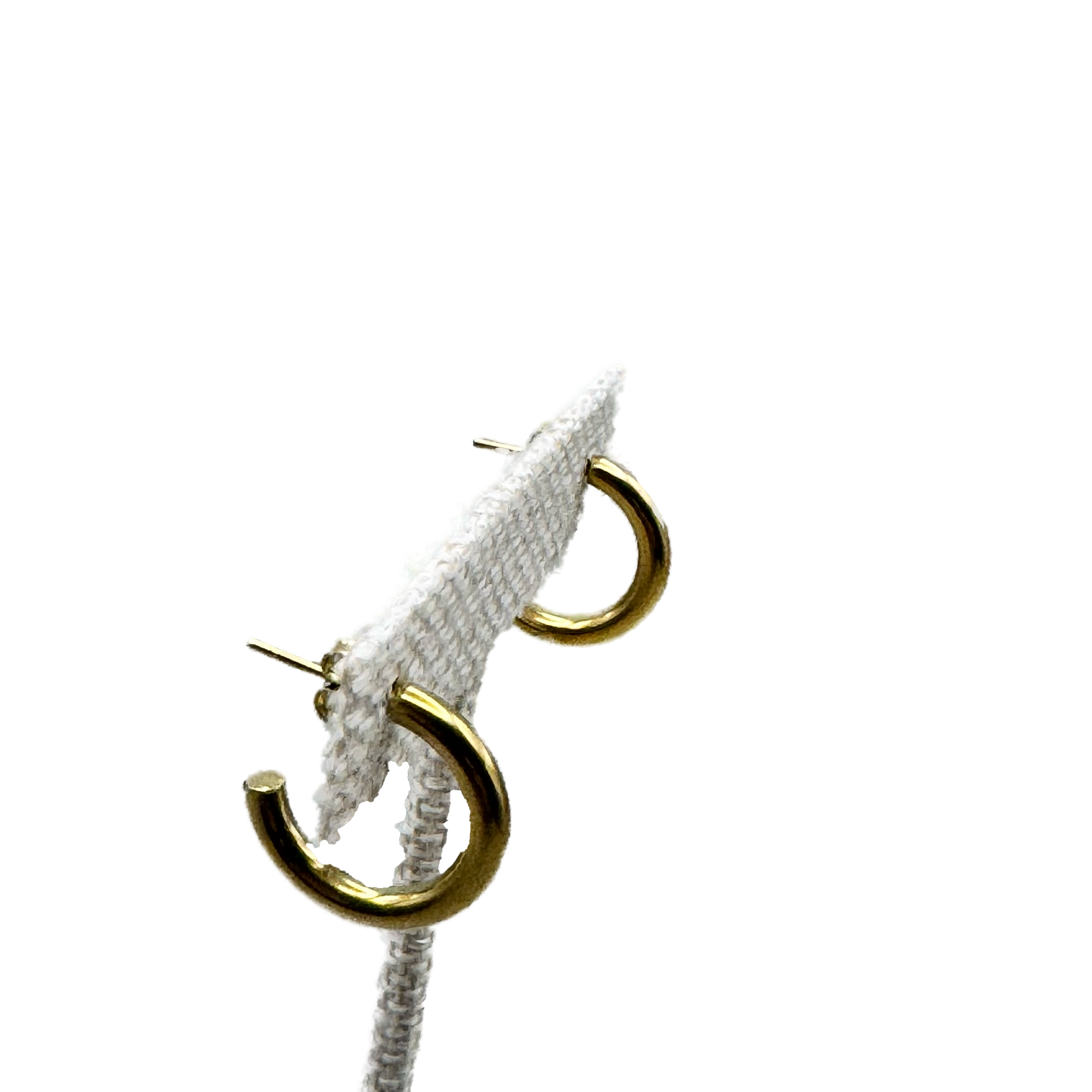 Aretes Aro Grueso Dorado