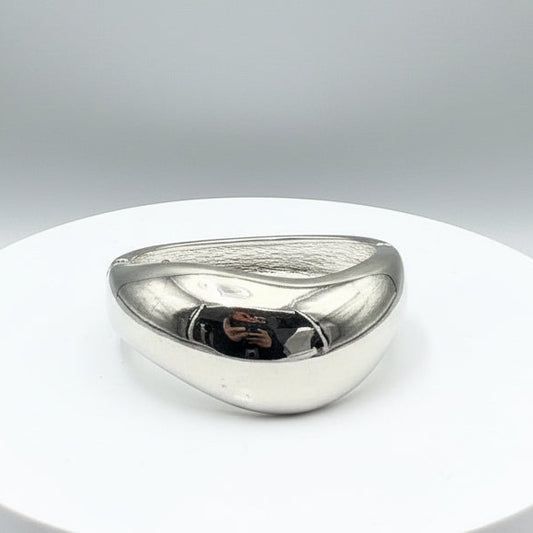 Brazalete de acero inoxidable (se abre)